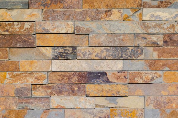 Stone tile from multicolor birch