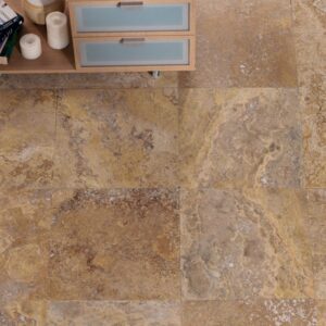 Stone cladding or travertine tiles