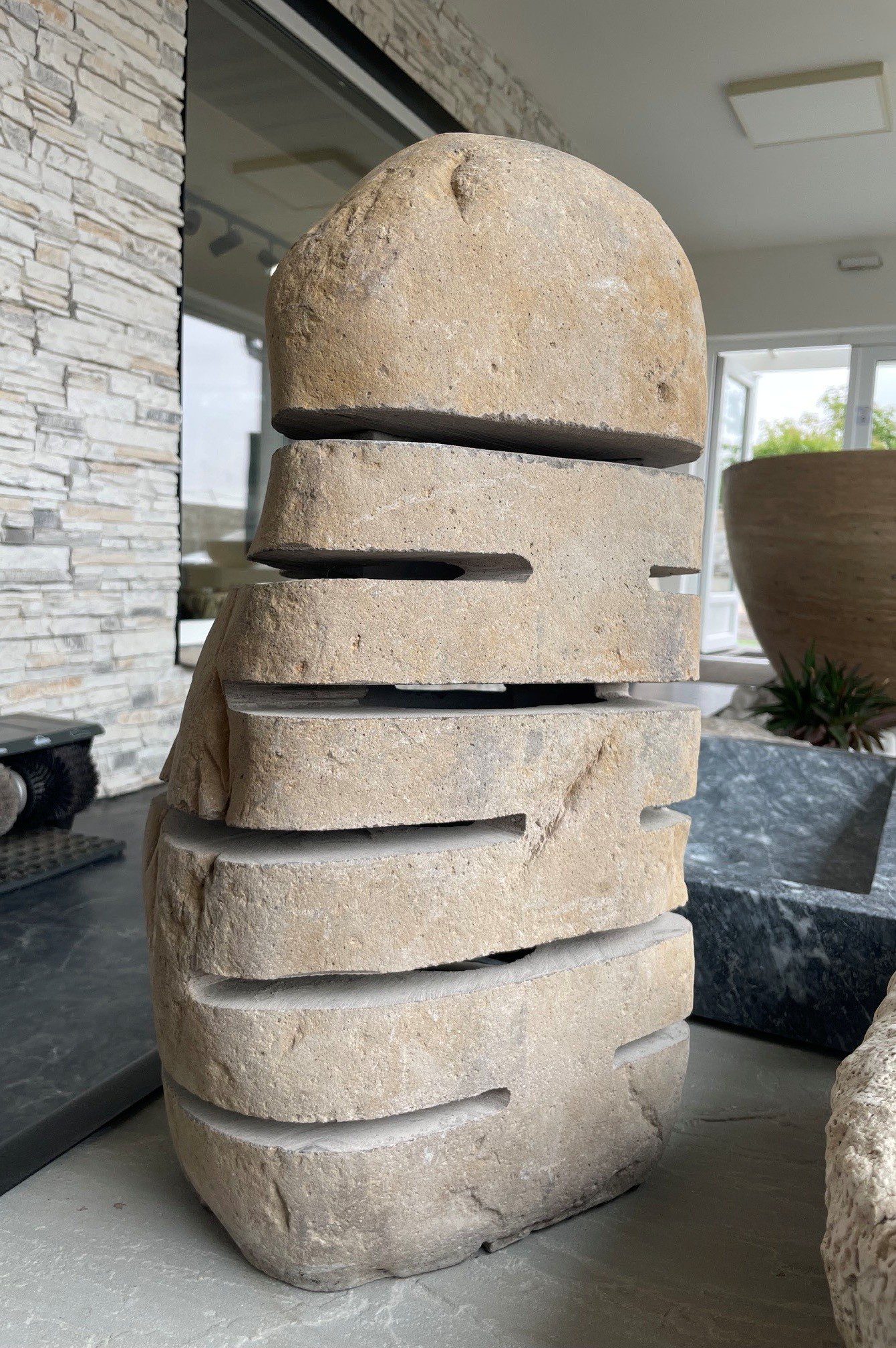 STONE CITY - Kamenná lampa DS-11(snímatelný vršek) (2)